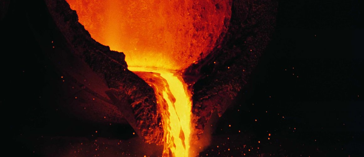 Zoom fonte en fusion