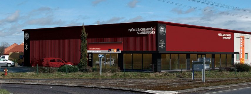 Façade Jøtul Brive-la-Gaillarde