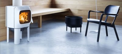 Jotul F 105 LL émaillé blanc 