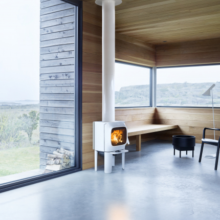 Poêle à bois Jøtul F 105 LL émaillé blanc