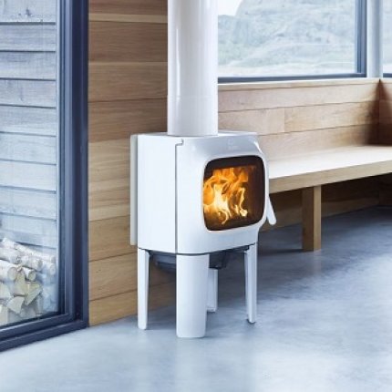 Jøtul F 105 émaillé blanc