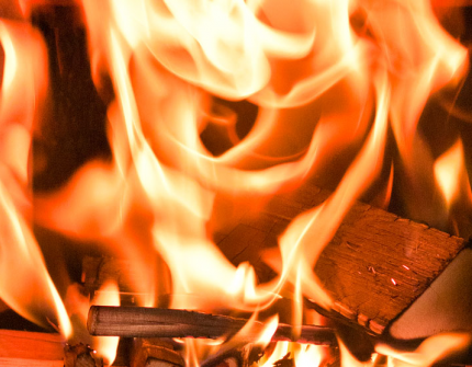Flammes poêles a bois