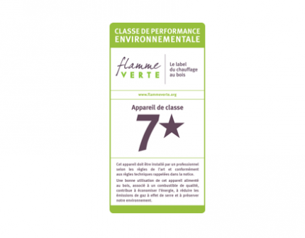 7 étoiles Flamme verte