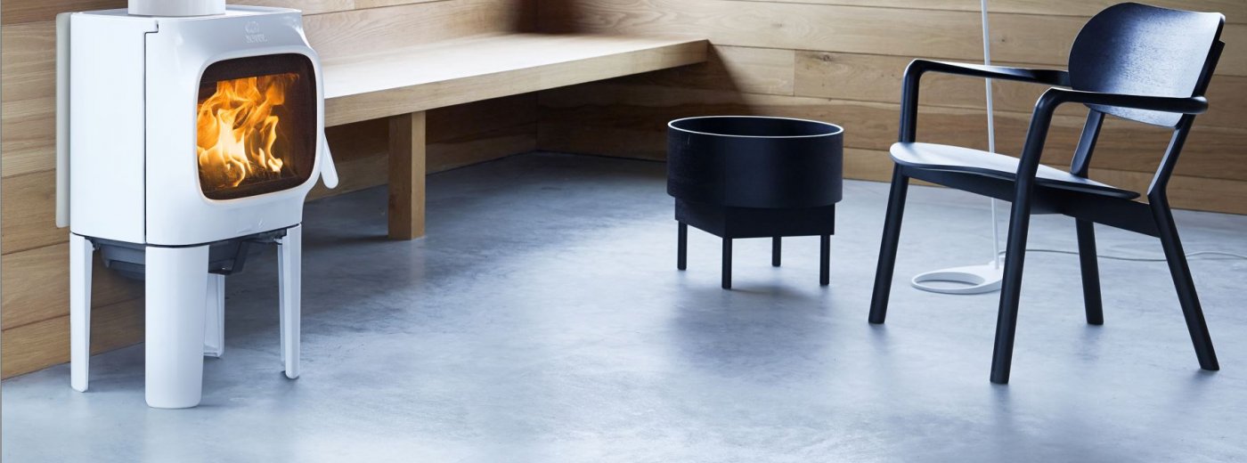 Jotul F 105 LL émaillé blanc 